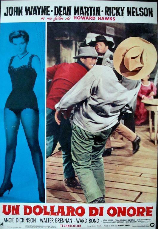 RIO BRAVO Italian fotobusta movie poster R78 JOHN WAYNE DEAN MARTIN 