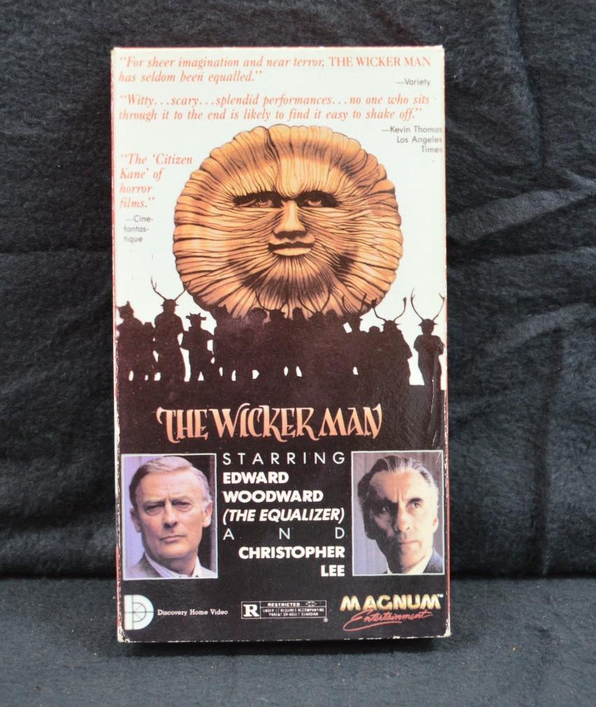 The Wicker Man (1973) VHS Horror Movie – Edward Woodward & Christopher Lee –Rare