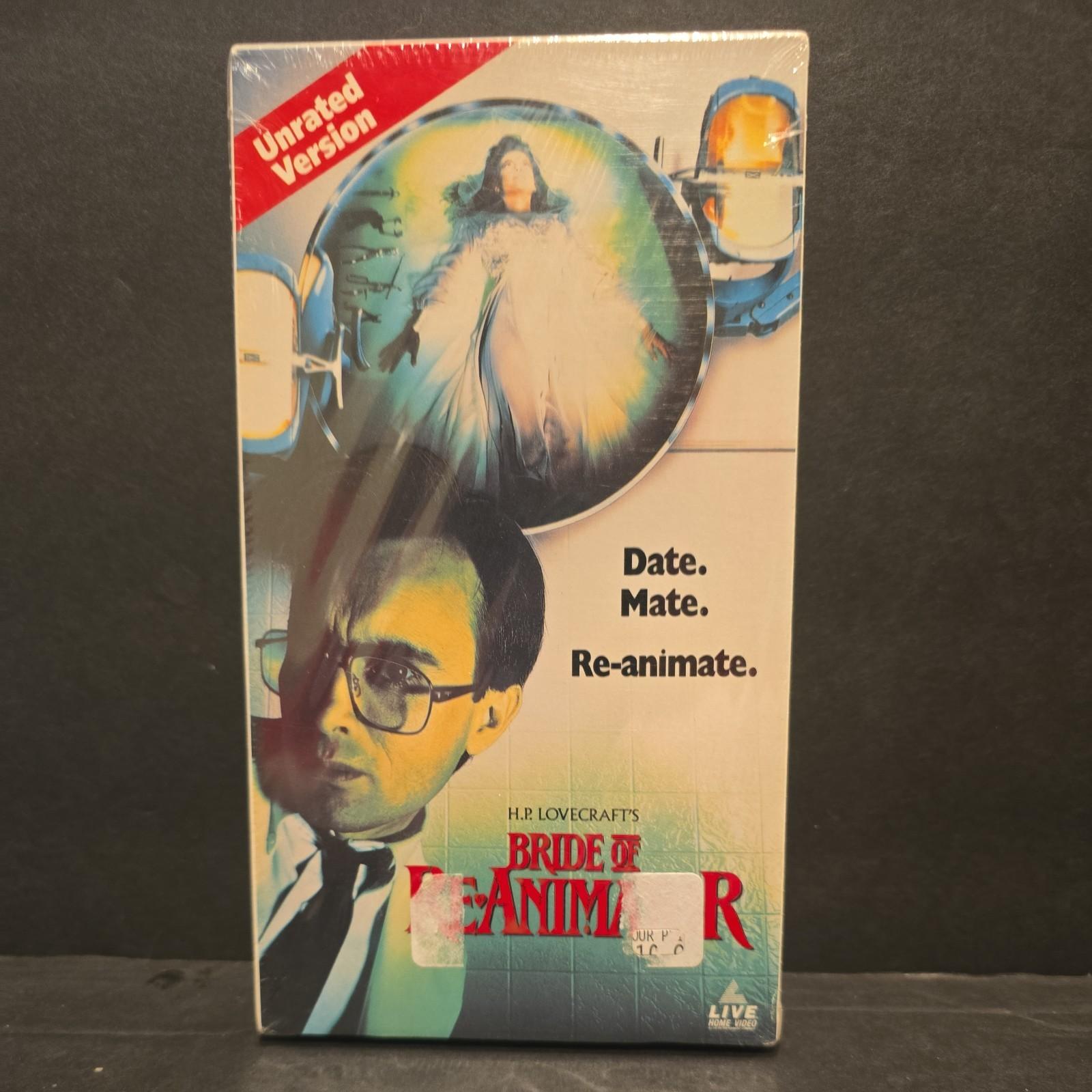 BRIDE OF RE-ANIMATOR FACTORY SEALED NEW VHS W/ WATERMARK CGC RDY NIB OOP RARE(29