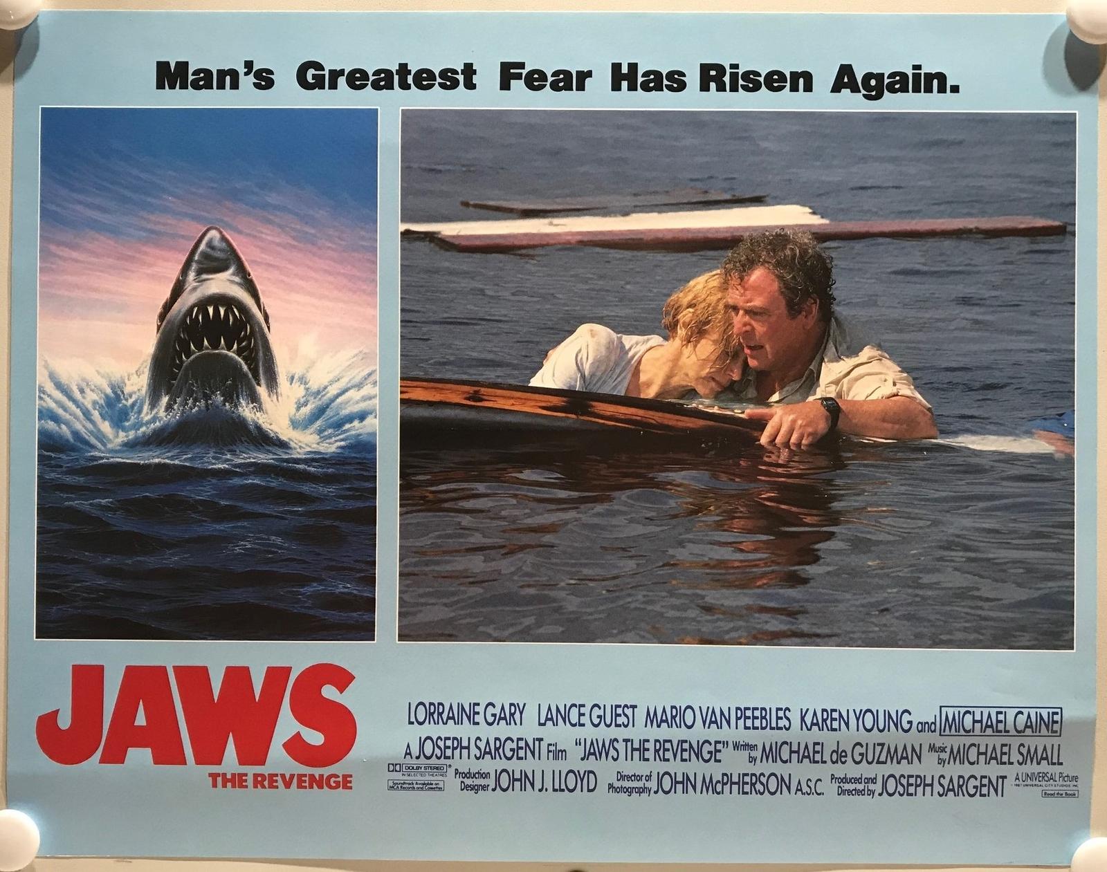 ORIGINAL LOBBY CARD - JAWS: THE REVENGE (b) - 1987 - key card -  Lorraine Gar...