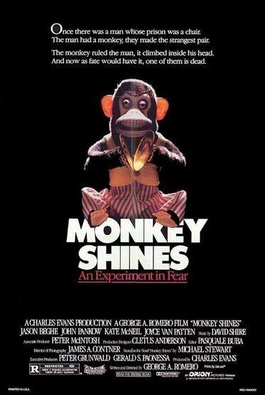MONKEY SHINES ORIGINAL 27x41 MINT MOVIE POSTER 1988 GEORGE A. ROMARO