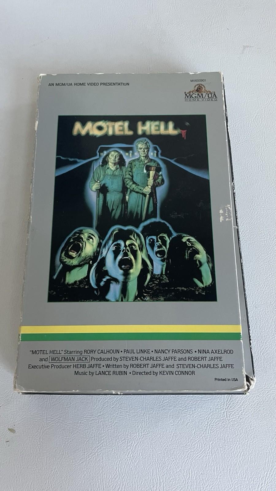 Motel Hell VHS MGM Big Box Rare Horror
