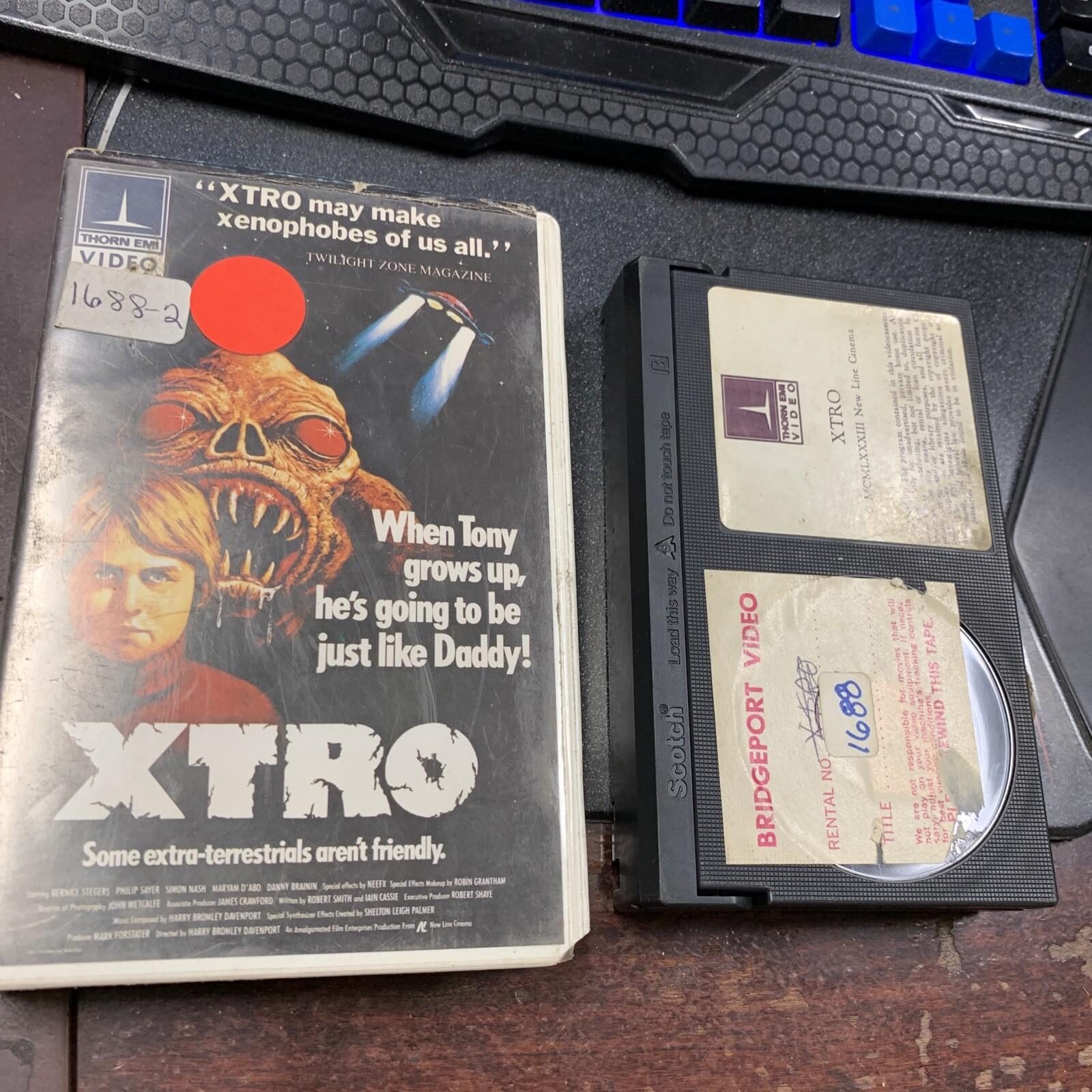 XTRO THORN EMI VIDEO CLAMSHELL BETA BETAMAX NOT VHS VINTAGE