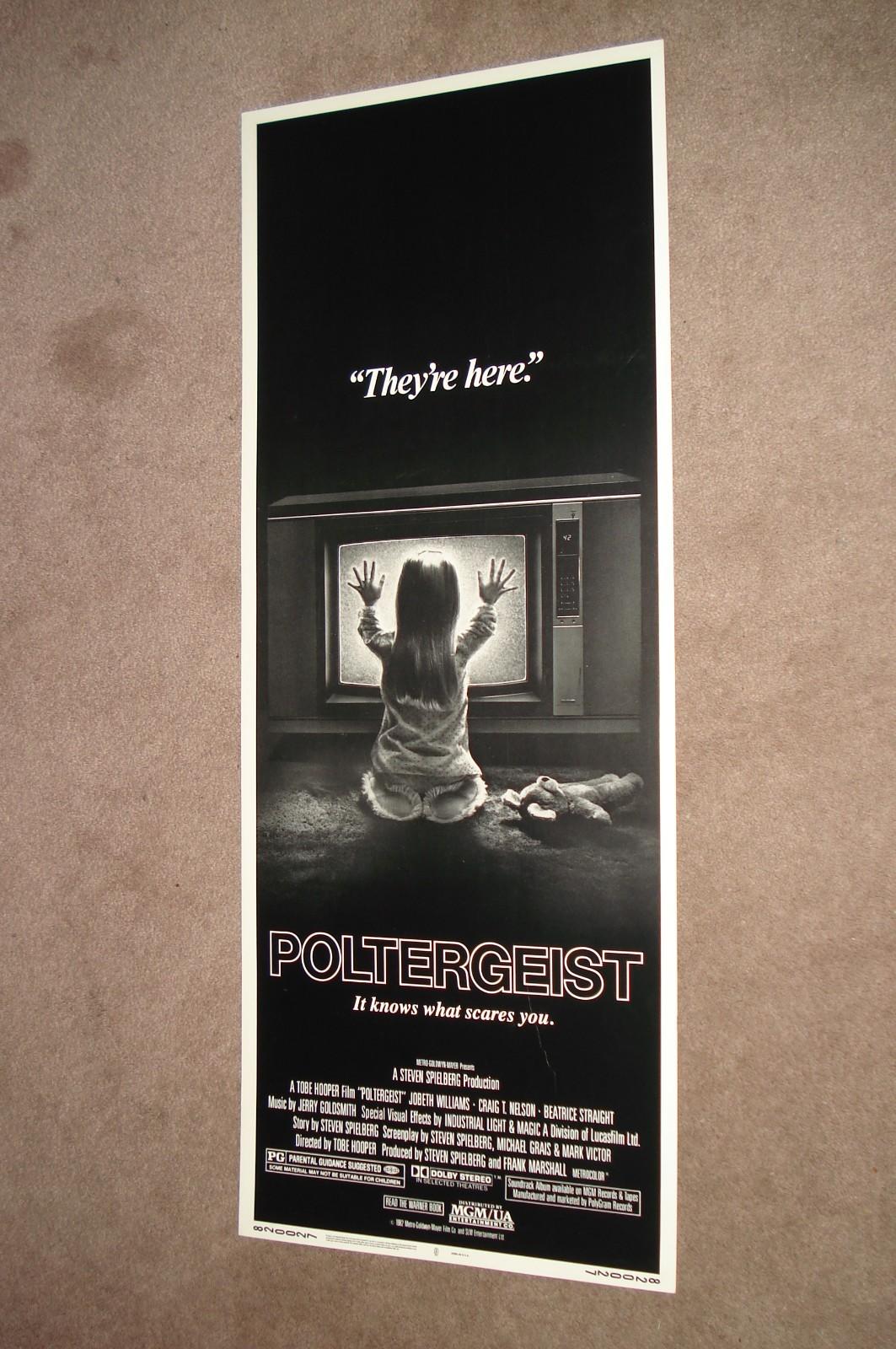 Spielberg's POLTERGEIST Original 1982 Insert ~ Jobeth Williams & Craig T. Nelson