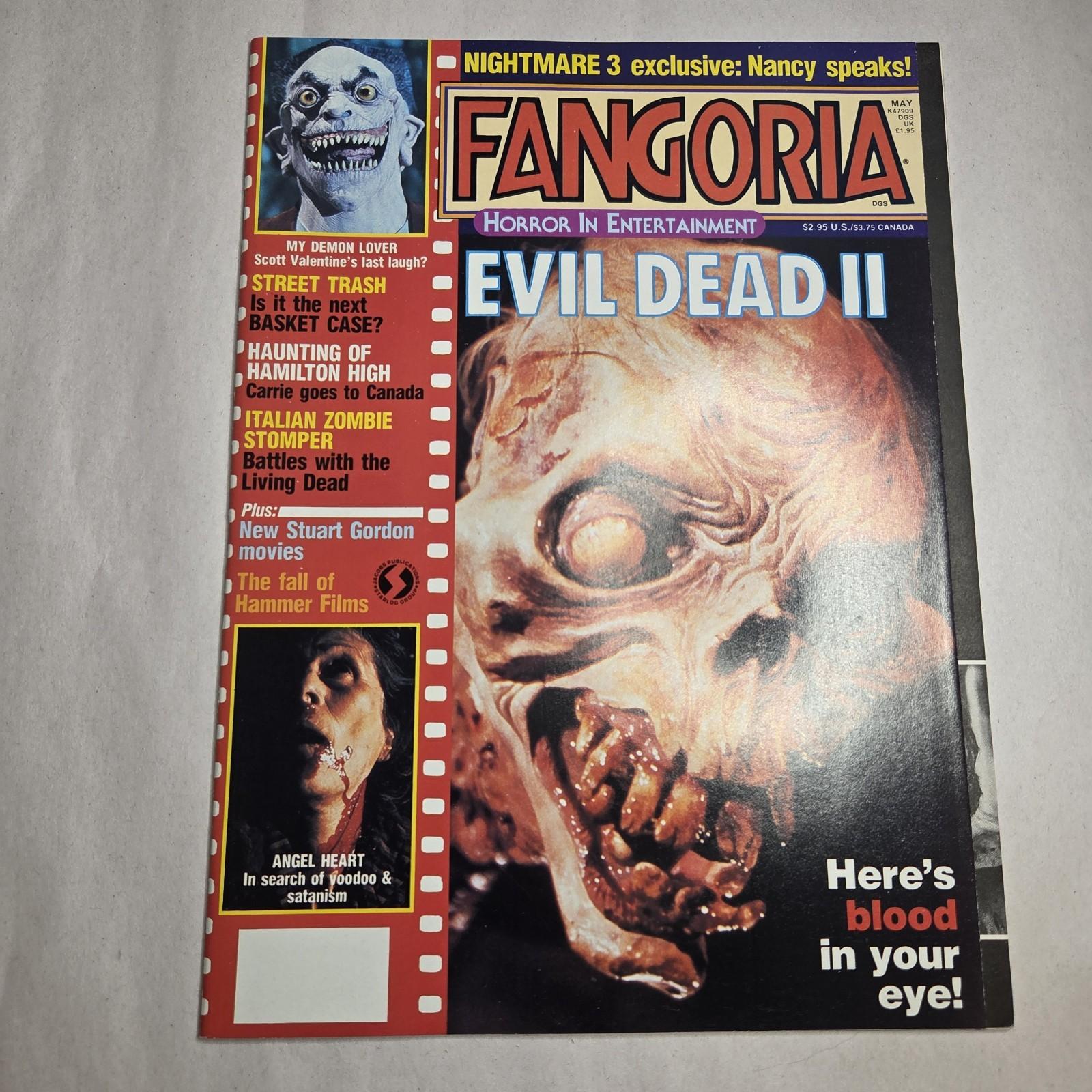 Fangoria #63 May 1987 Evil Dead II 2 Cover Heather Langenkamp Nightmare 3 Horror