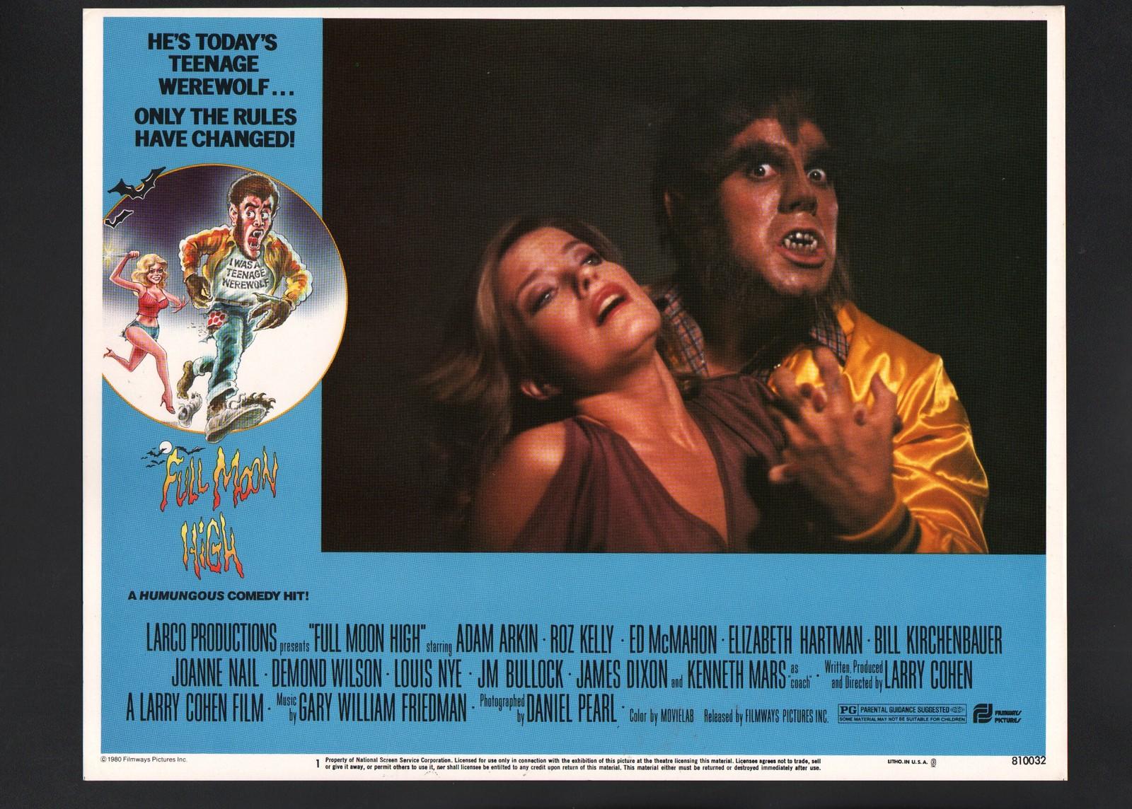 Full Moon High Lobby Card #1-1981-Adam Arkin. 