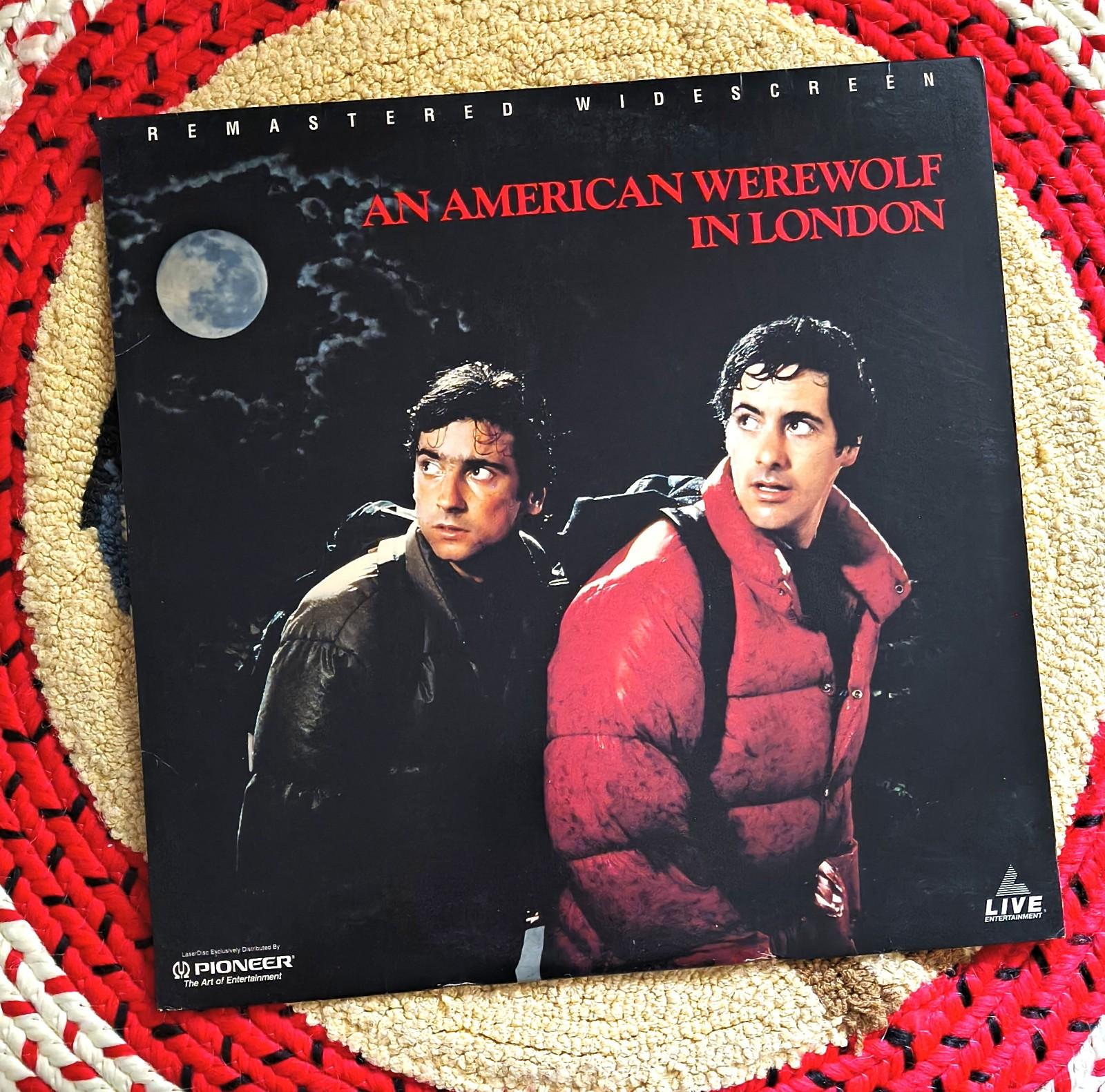 An American Werewolf in London LaserDisc Remastered Widescreen+Original Receipt