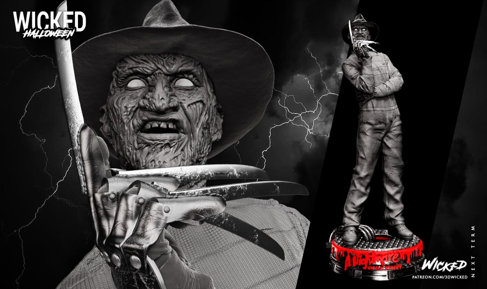 Freddy Krueger Nightmare on Elm model kit unassembled unpainted see Description