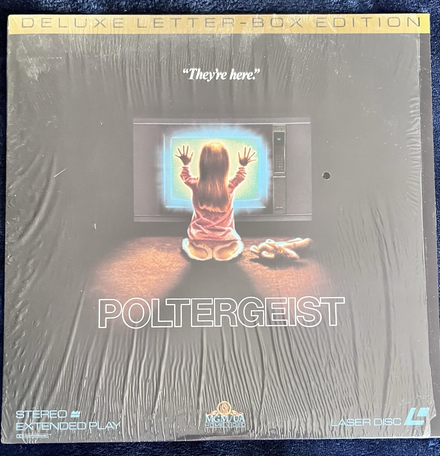 POLTERGEIST (1982)•Widescreen Laserdisc•RARE•Steven Spielberg•in shrink