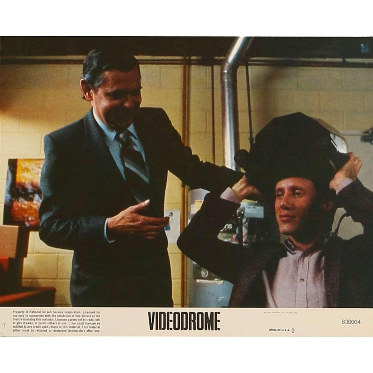 VIDEODROME Original Lobby Card N7 - 8x10 in. - 1983 - David Cronenberg, James Wo