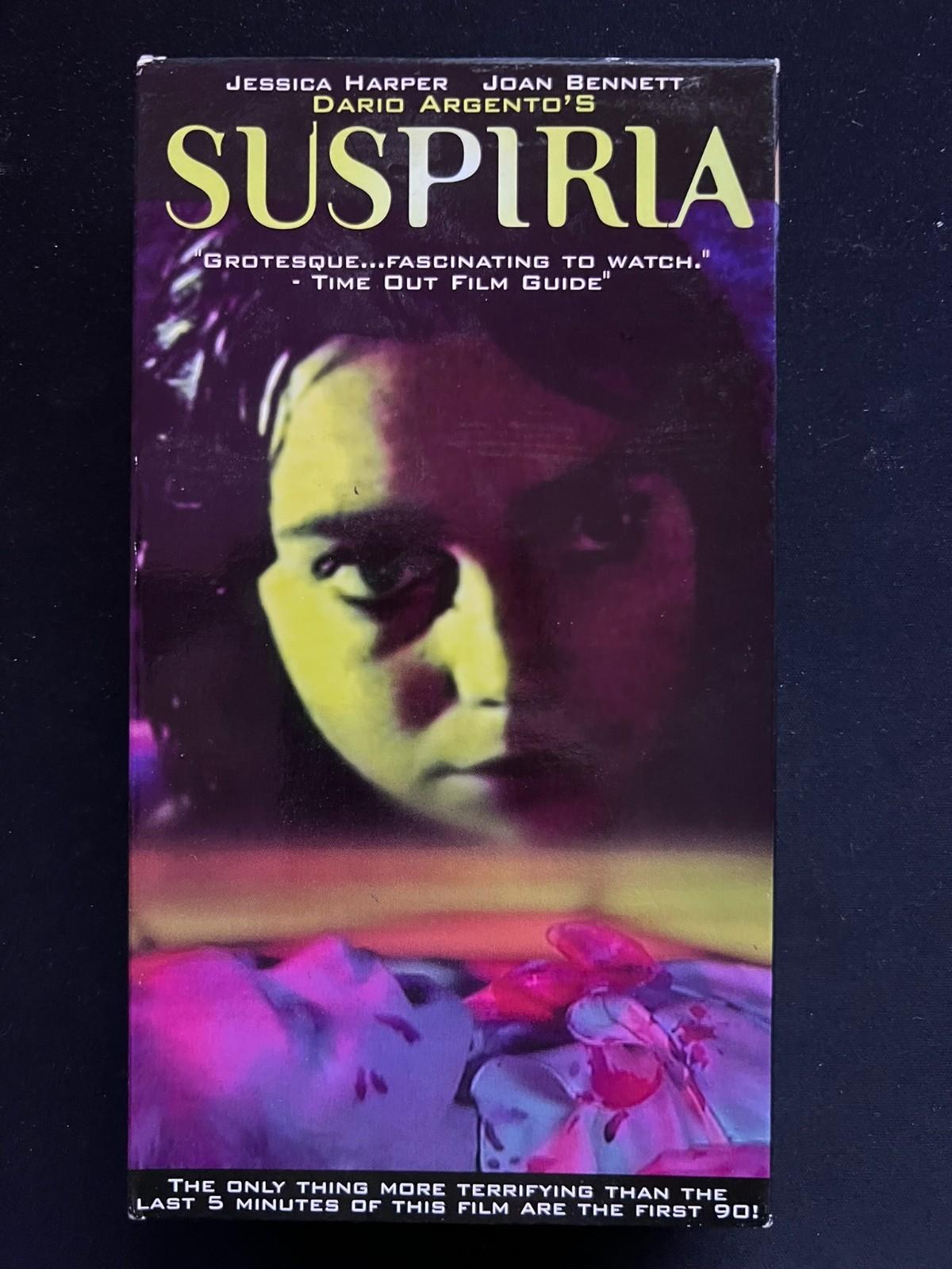 Suspiria (1977) VHS, Fox Lorber (1997 release), VG condition