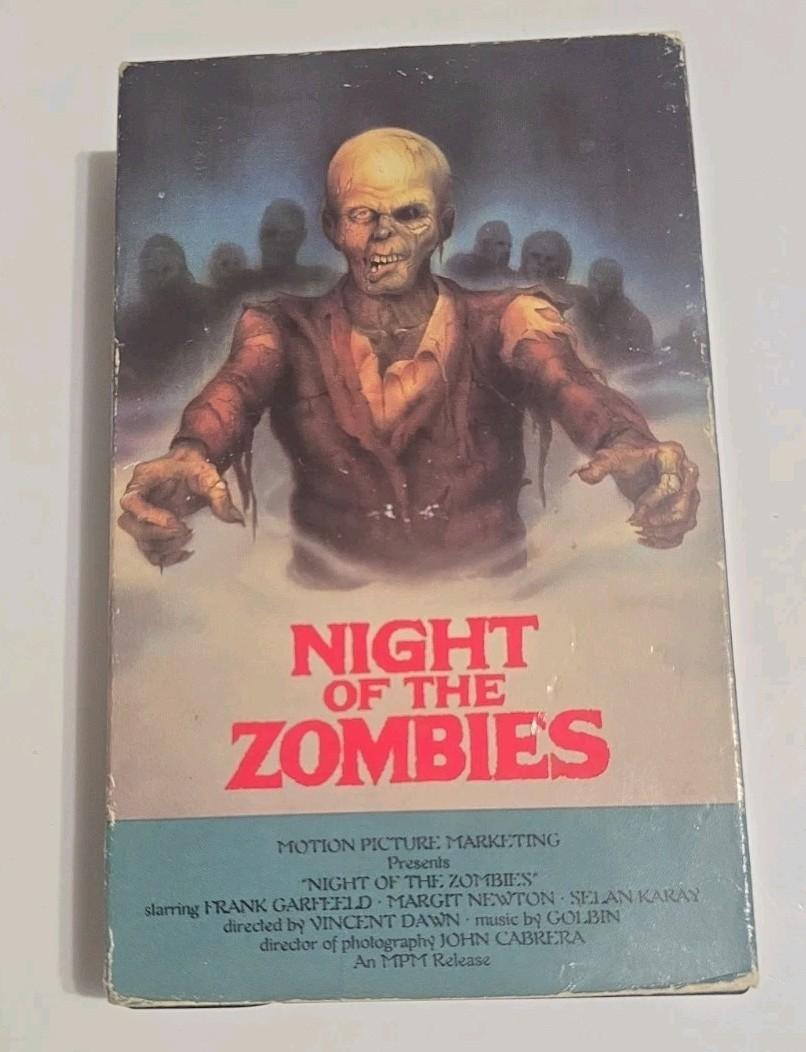 Night of the Zombies Beta Tape Horror Movie 1983 Frank Garfield /Tote E *RARE*
