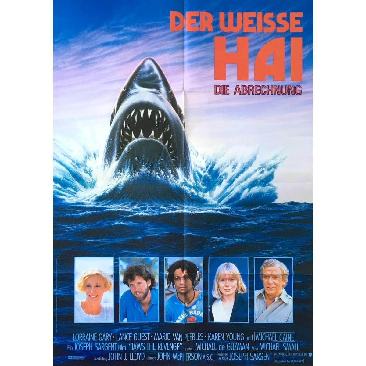 JAWS: THE REVENGE  Original Movie Poster  - 23x33 in. - 1987 - Joseph Sargent, L