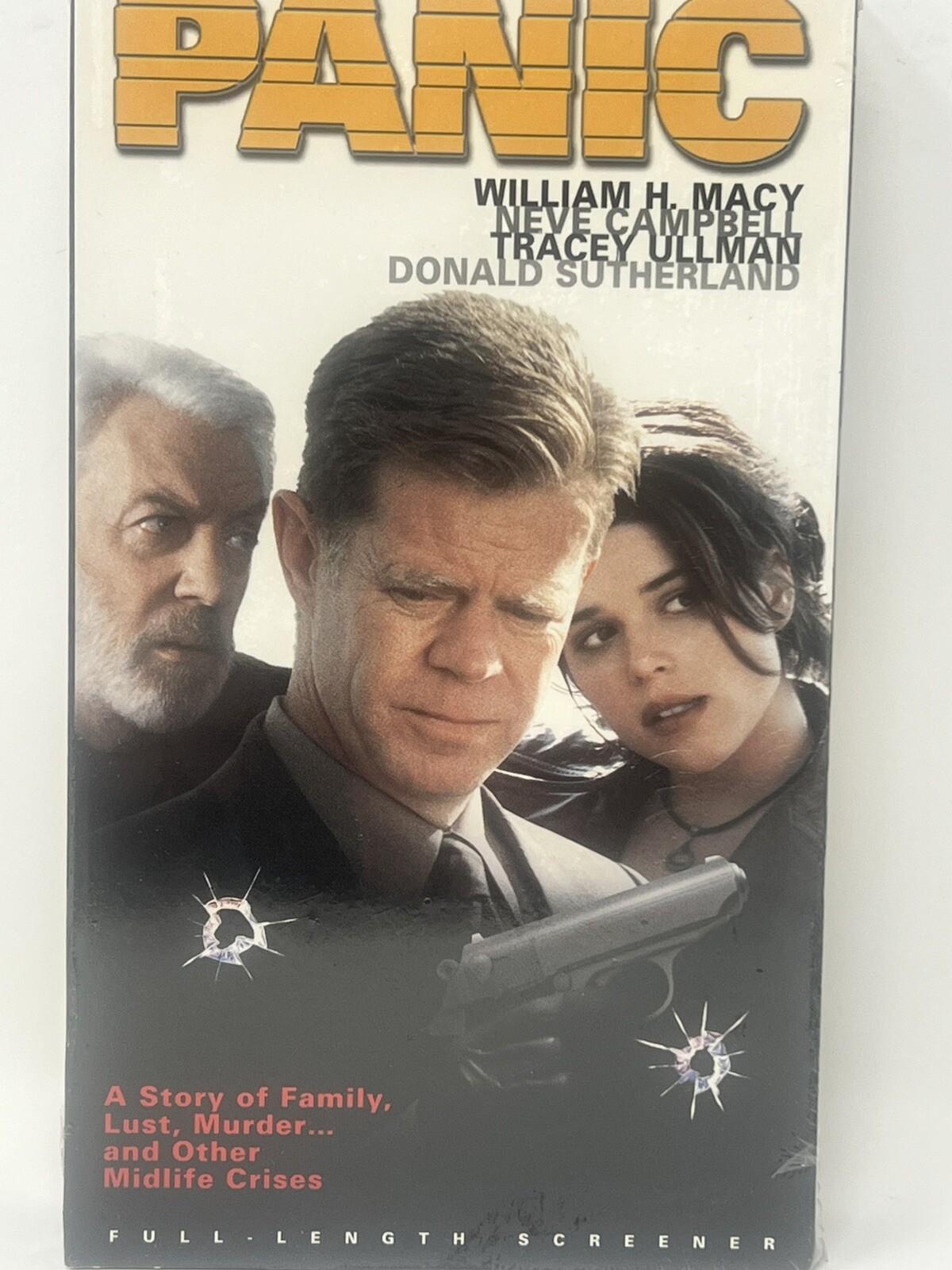 VHS Panic Original Action/Thriller Release SEALED Screener/Promo box1