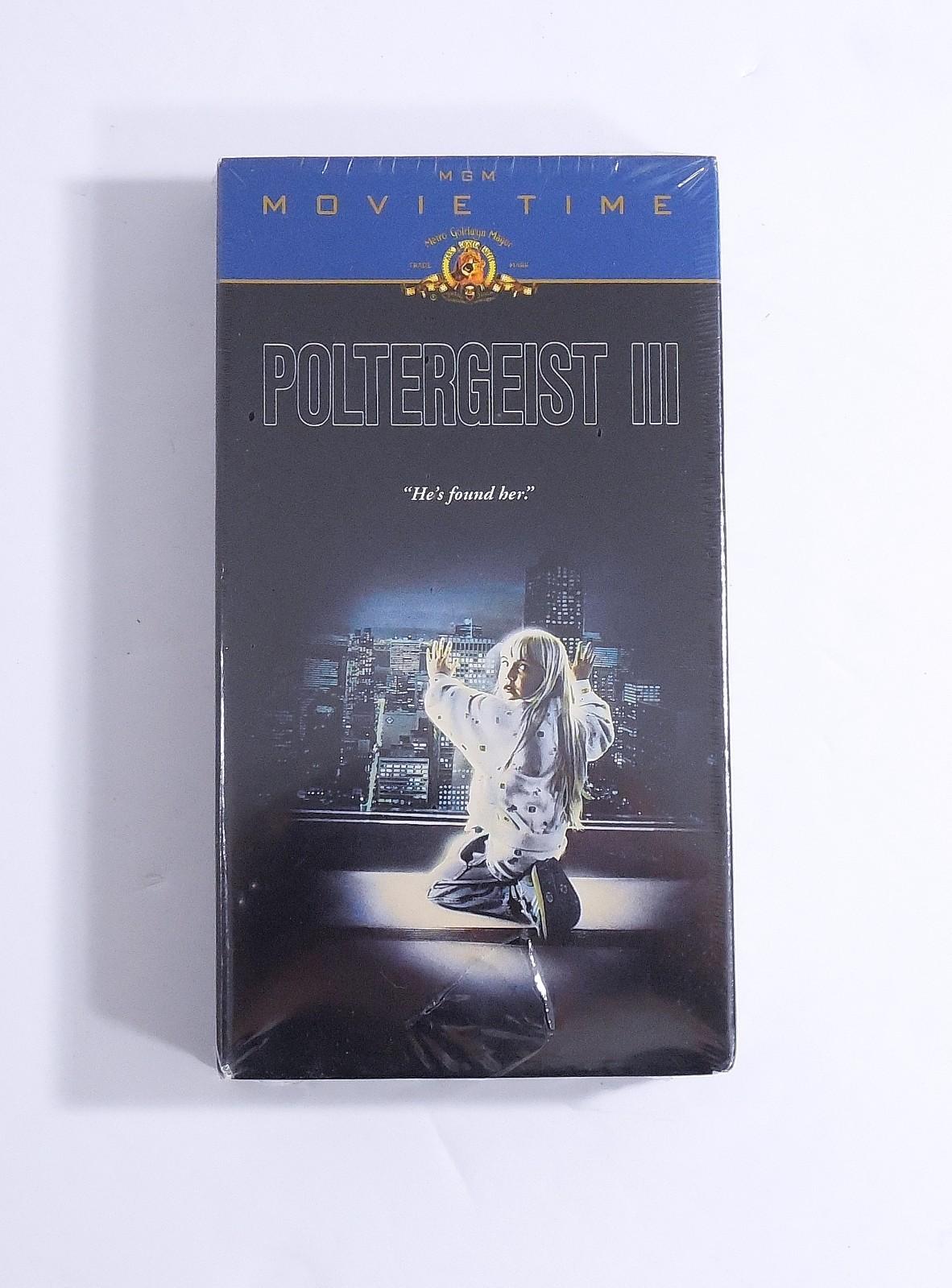 Poltergeist 3 III VHS Tape 1988 MGM New Factory Sealed