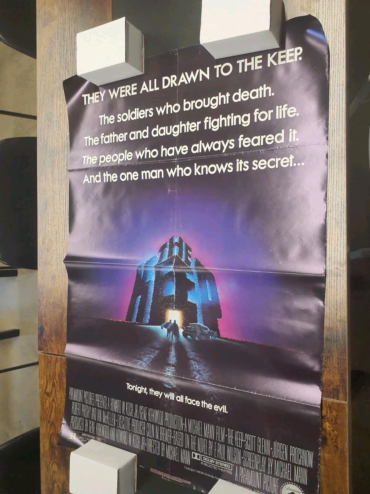 The Keep 1983 ORIGINAL 27X41 MOVIE POSTER HORROR ( TL26 )