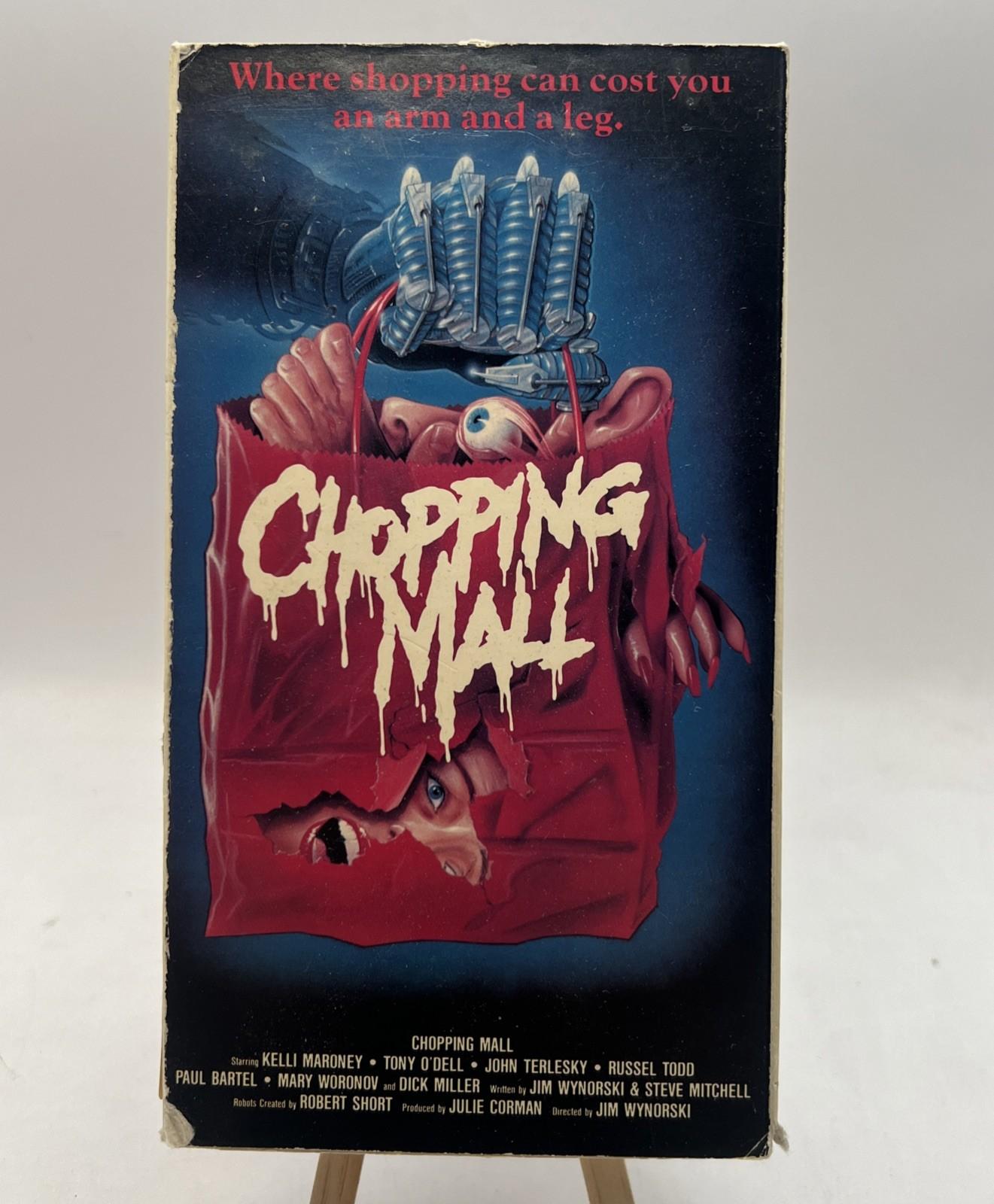 Chopping Mall VHS 1987 Lightning Video Full Screen Horror Sci-Fi R Cult