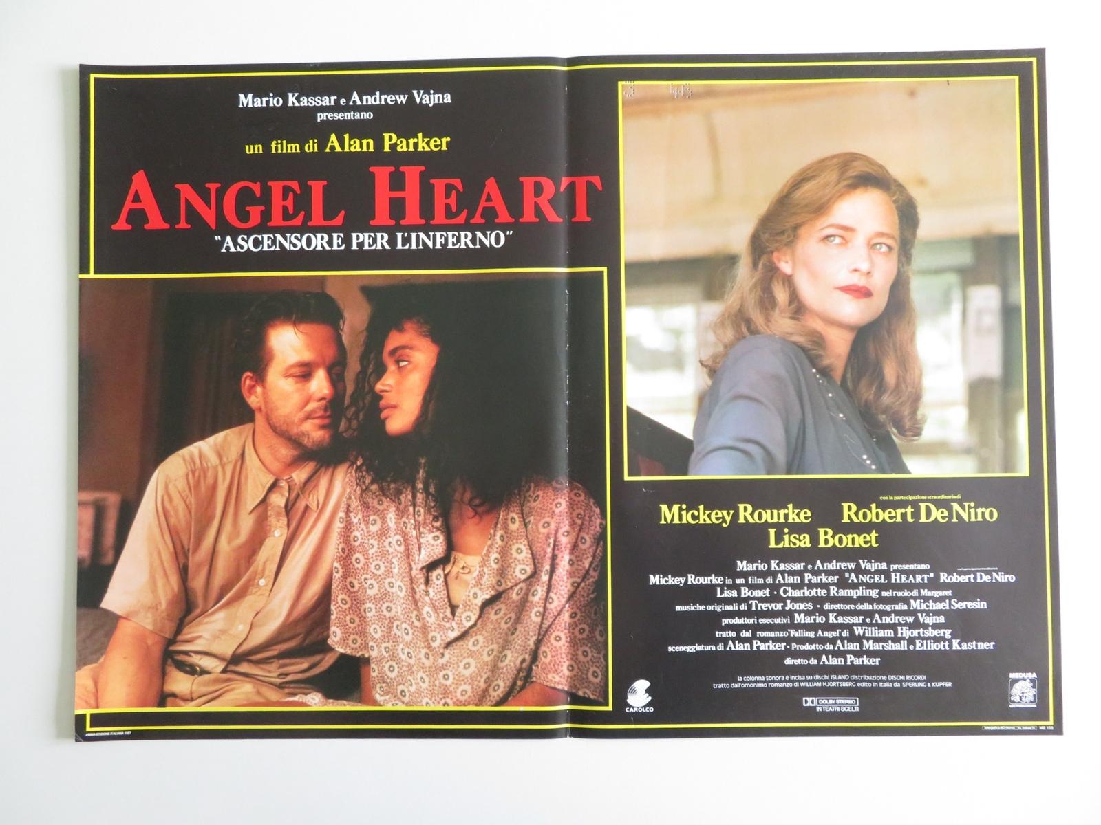 ANGEL HEART - C ITALIAN FOTOBUSTA POSTER MICKEY ROURKE ROBERT DE NIRO 1987