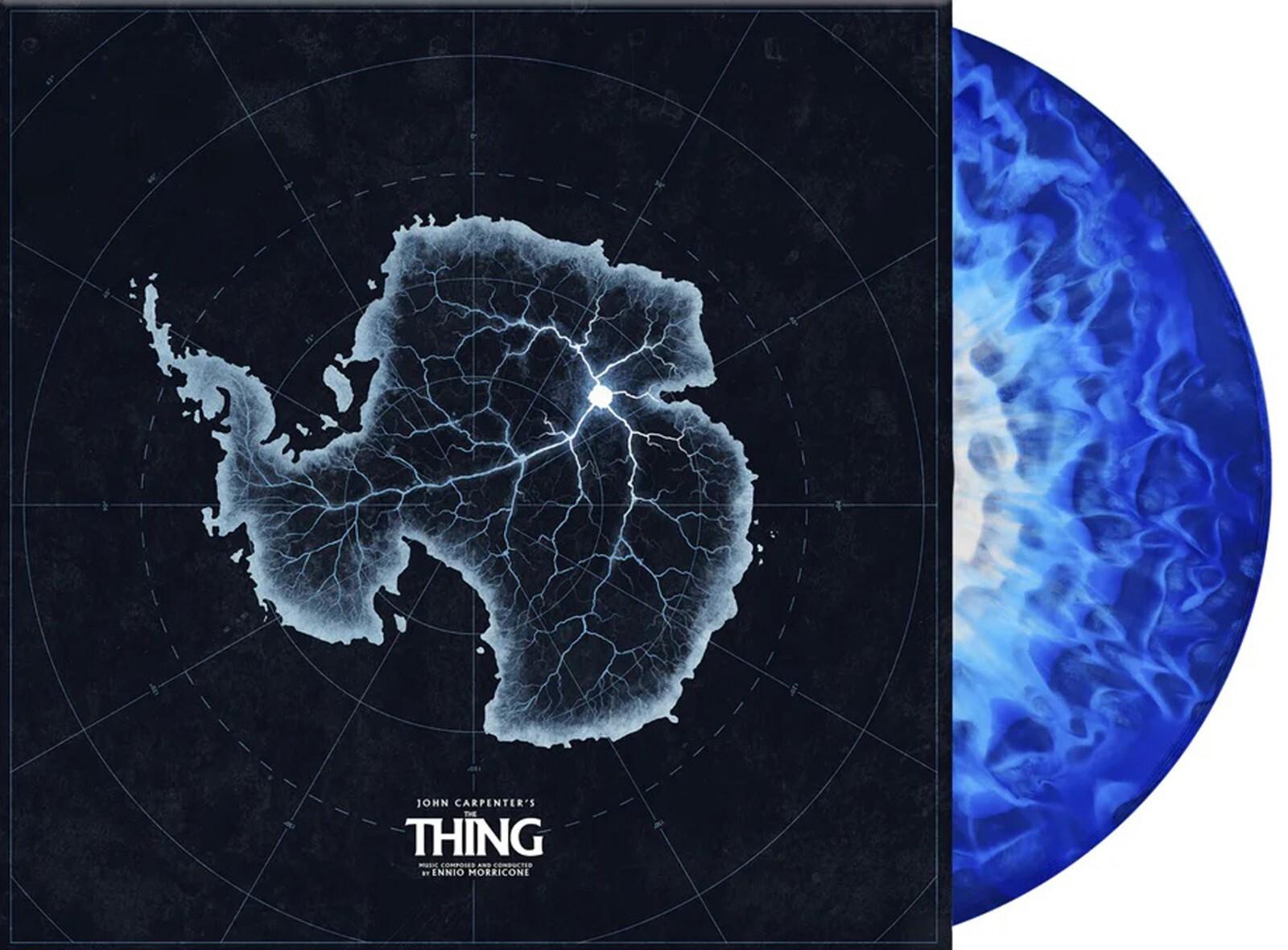 The Thing - Original Score (Soundtrack) Trapped Under The Ice Blue Vinyl LP