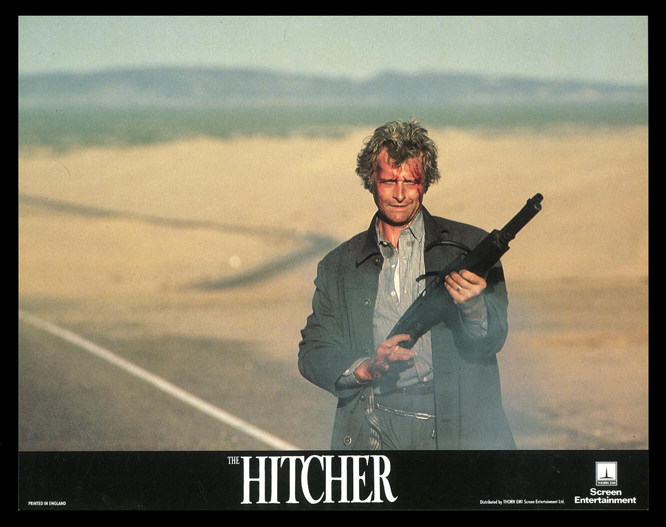 THE HITCHER (1986) Original 11x14 British Lobby Card Set