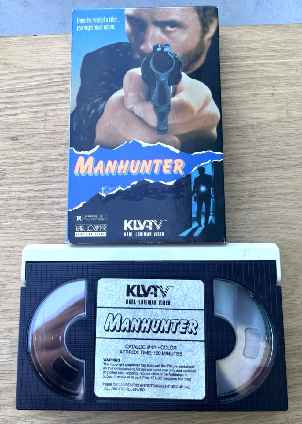 Vintage Rare 1986 Manhunter Man Hunter Movie Betamax Beta
