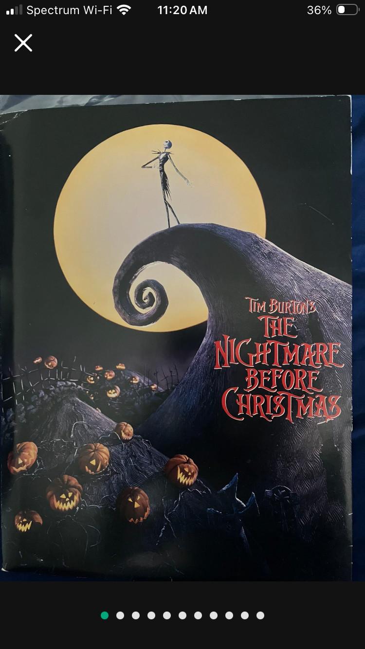 Original Disney/Touchstone Tim Burton Nightmare Before Christmas Press kit