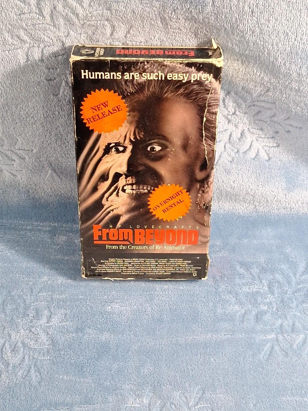 From Beyond Betamax Beta NOT VHS Vestron Video 1987 Horror Rare