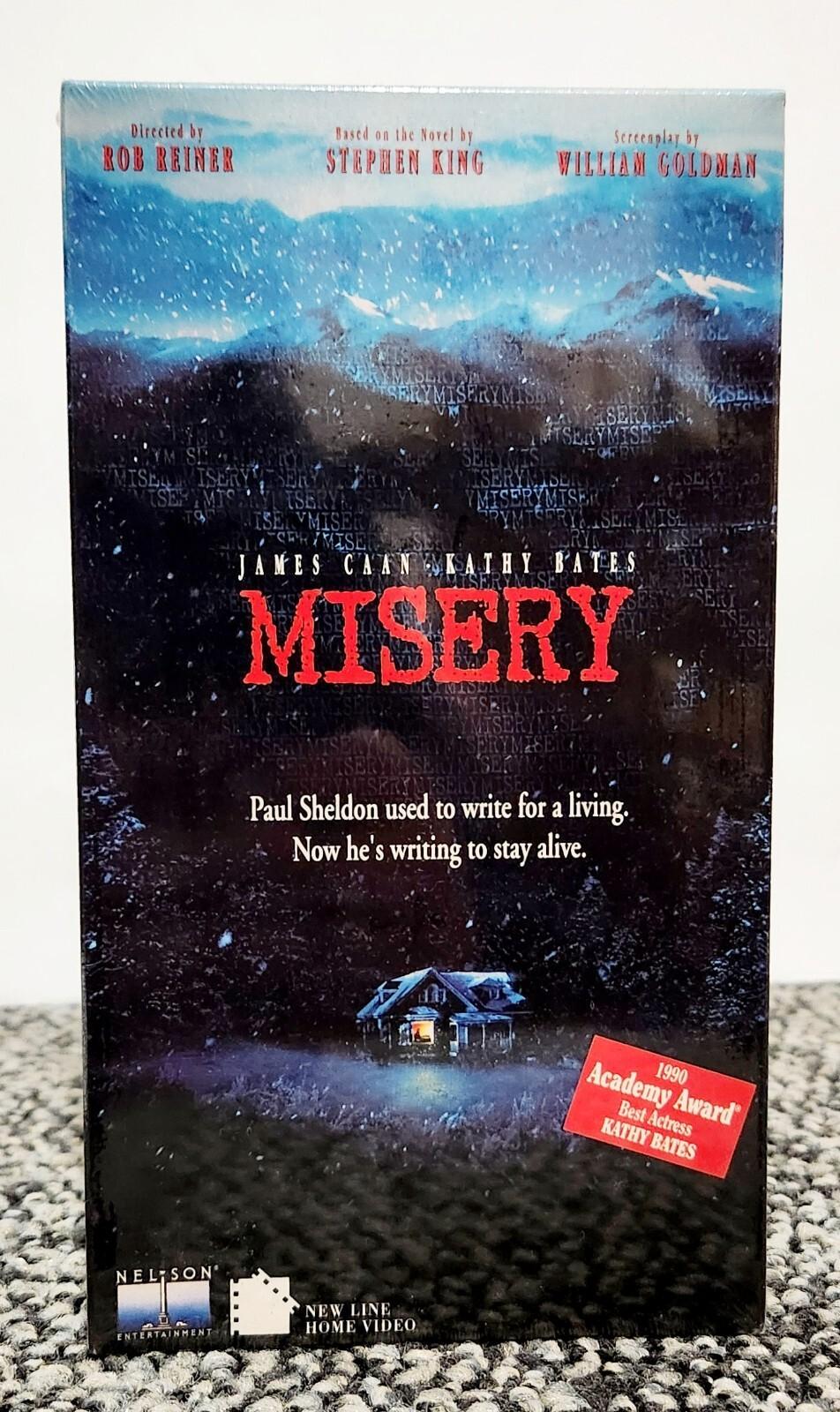 Horror Movie Vintage 1991 Misery VHS Video Factory Sealed  Stephen King Rare 
