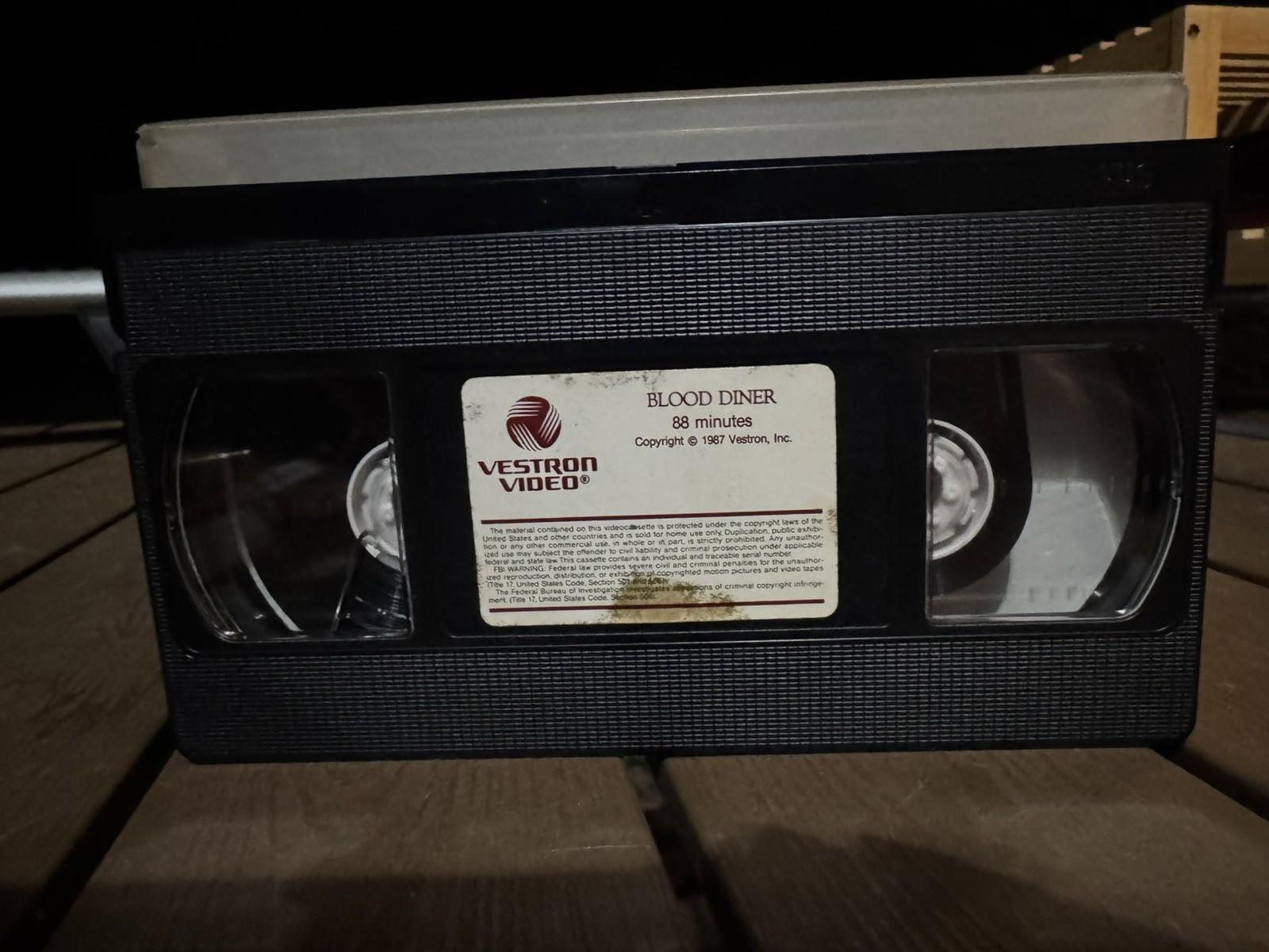 Blood Diner (VHS) Movie - no cover - former rental tape