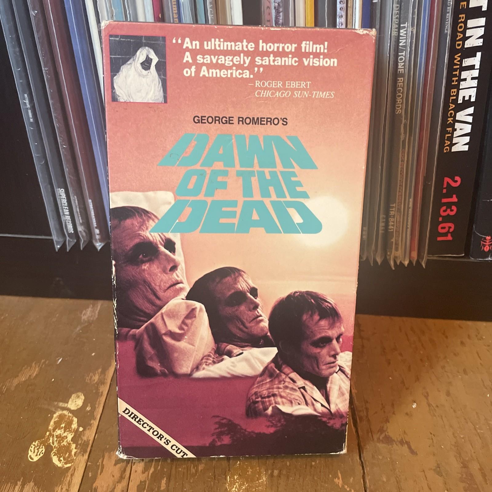 Dawn Of The Dead VHS Rare Republic UNRATED THEATRICAL CUT George Romero Zombie
