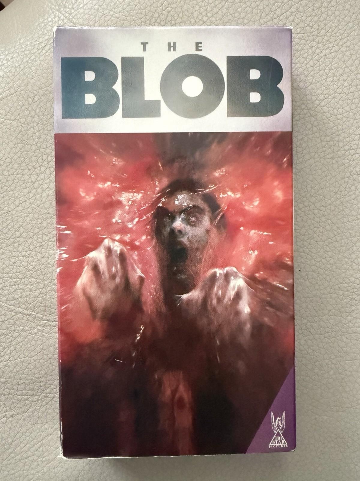 Vintage The Blob VHS Tape 1988 RCA/Columbia Rare Tristar Variant Horror TESTED