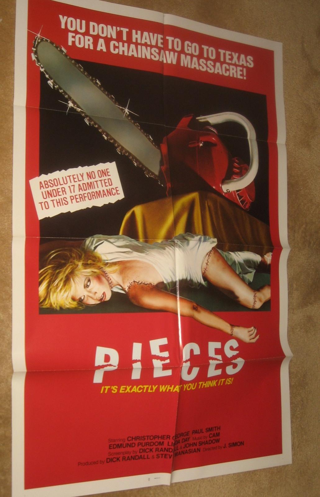PIECES '82  -  Splatter / chainsaw horror !!