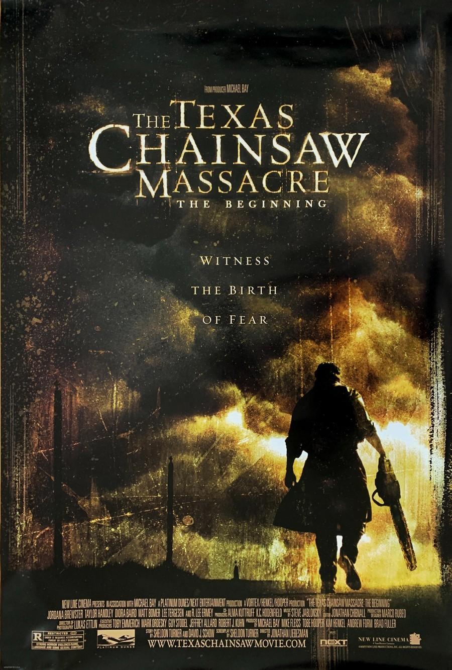 TEXAS CHAINSAW MASSACRE THE BEGINNING MOVIE POSTER 2 Sided RARE ORIGINAL 27x40