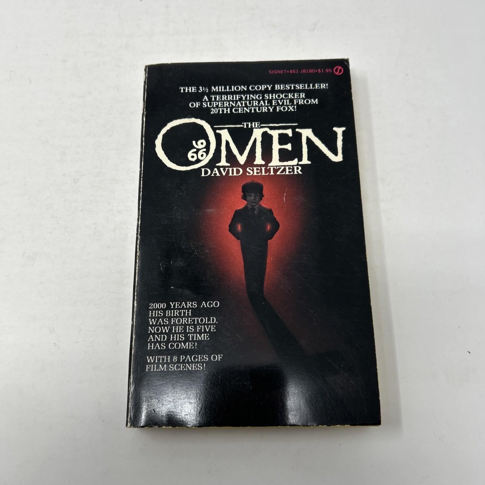The Omen David Seltzer 1976 Signet Paperback Vintage Horror