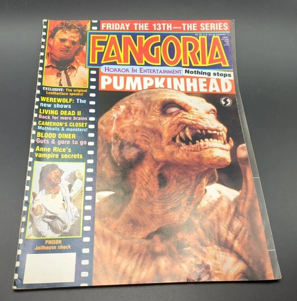 Fangoria #70 Pumpkinhead Leatherface Blood Diner Anne Rice RotLD Stan Winston