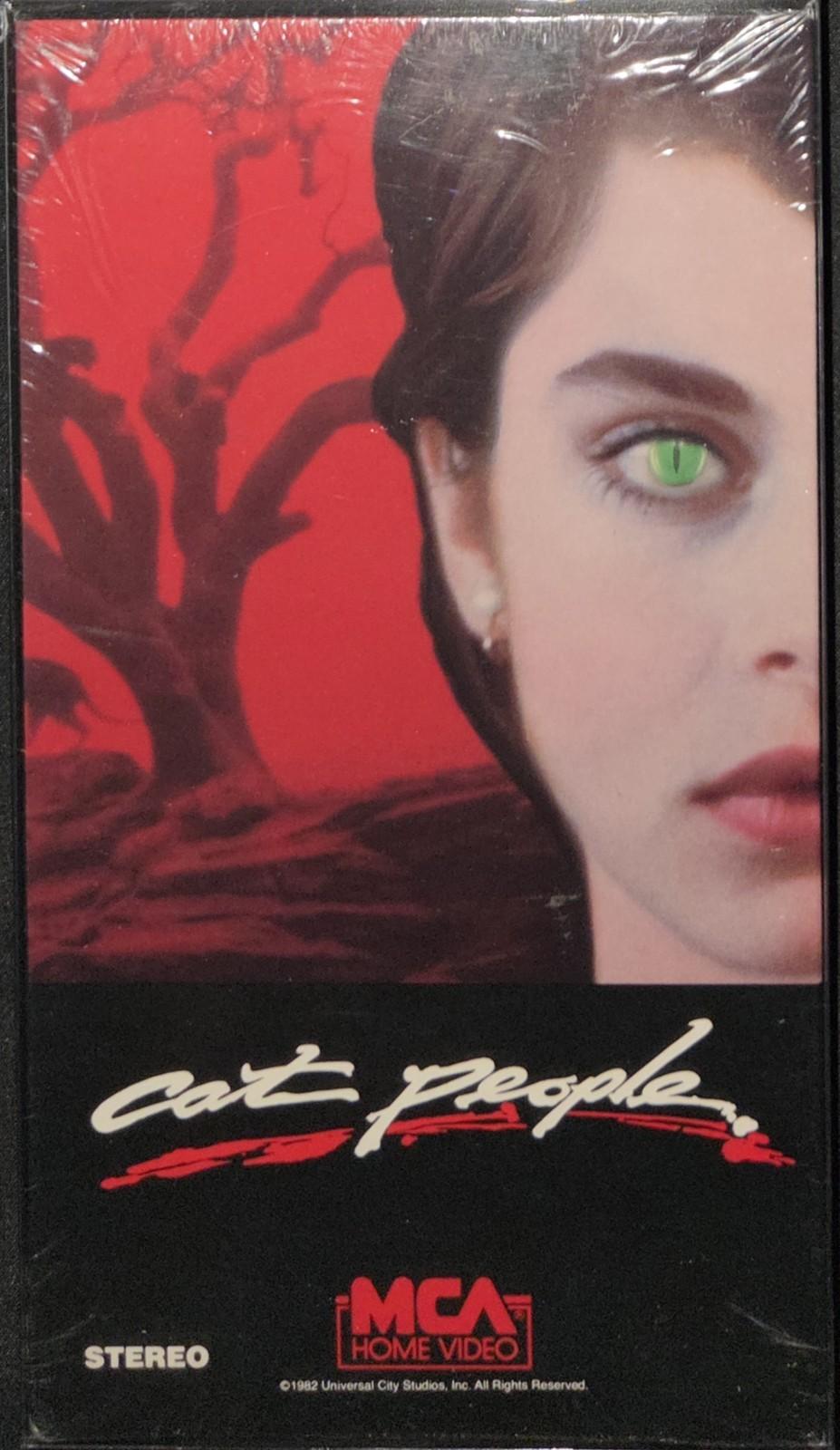 CAT PEOPLE VHS 1982 HORROR FACTORY SEALED MCA WATERMARK H-SEAL VINTAGE NEW 80s