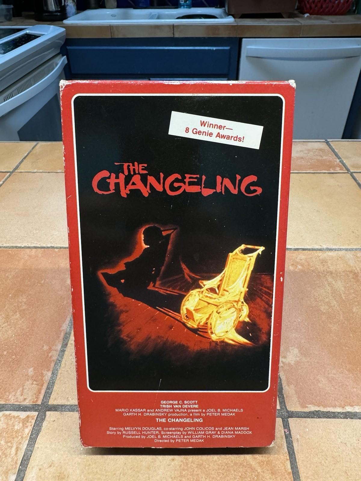 VHS The Changeling Early HBO Video George C. Scott RARE