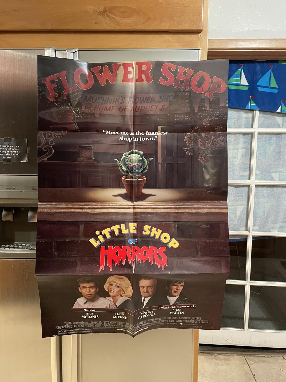 Little Shop of Horrors (1986) Original Movie Poster Folded 27x40