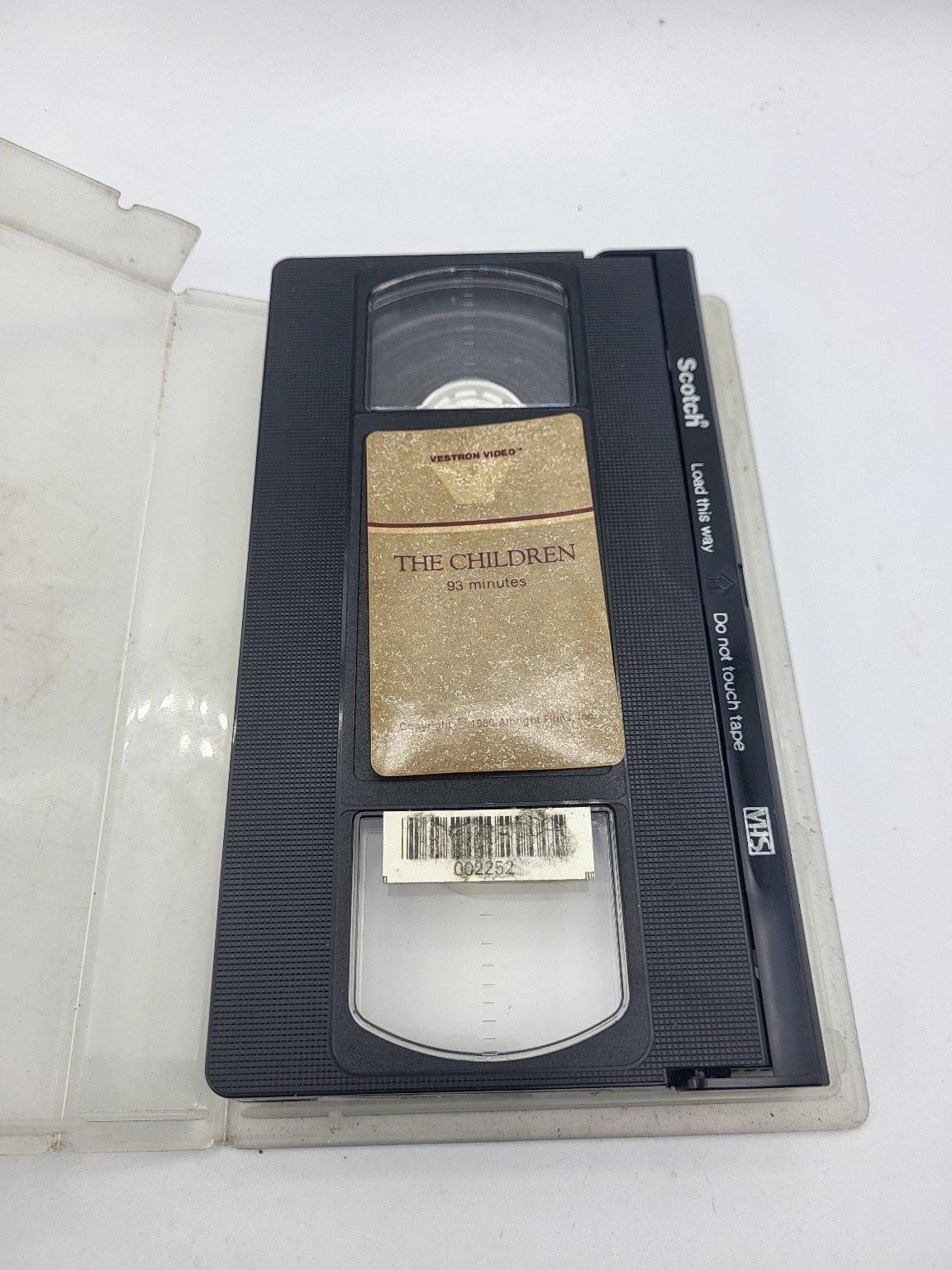 The Children 1980 VHS HTF Horror Cult VESTRON KILLER ZOMBIE KIDS Used Tested