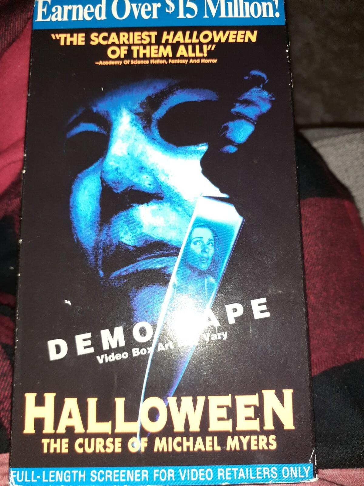 Halloween: The Curse of Michael Myers DEMO SCREENER (VHS, 1996) Rare Promo Tape