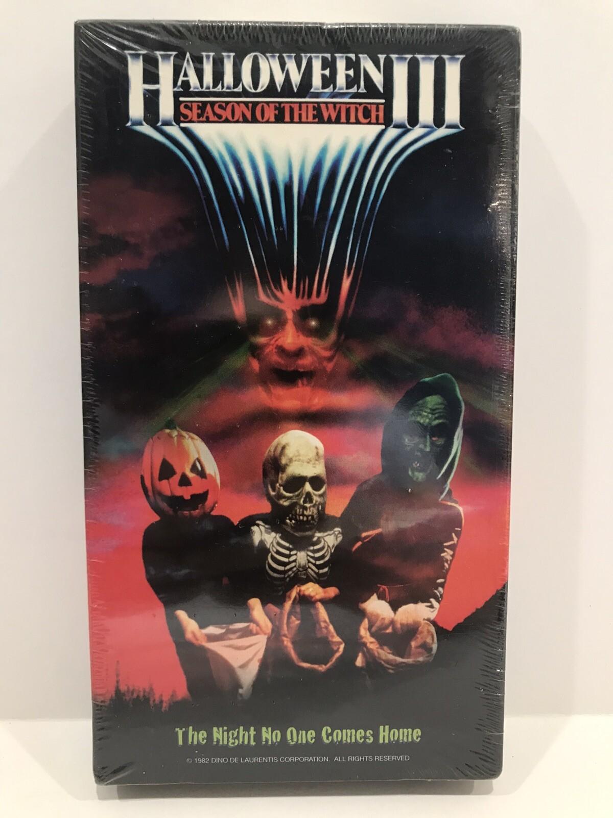 NEW Halloween III 3 Season of the Witch VHS HTF SEALED OOP Horror Rare Terror 🎃