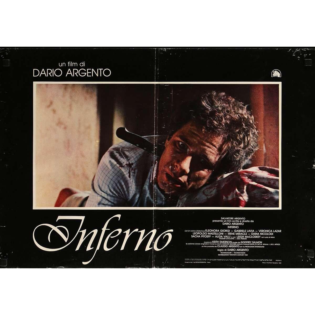 INFERNO Original Photobusta Poster N10 - 18x26 in. - 1980 - Dario Argento, Daria