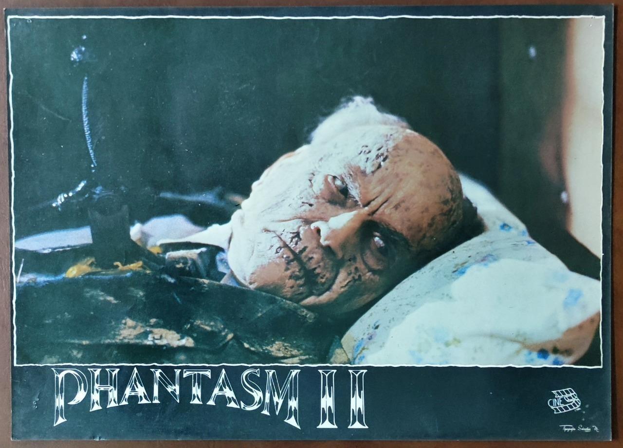 Rubin Kushner with a knife in the chest PHANTASM II org 1988 Lobby Card 7896 a