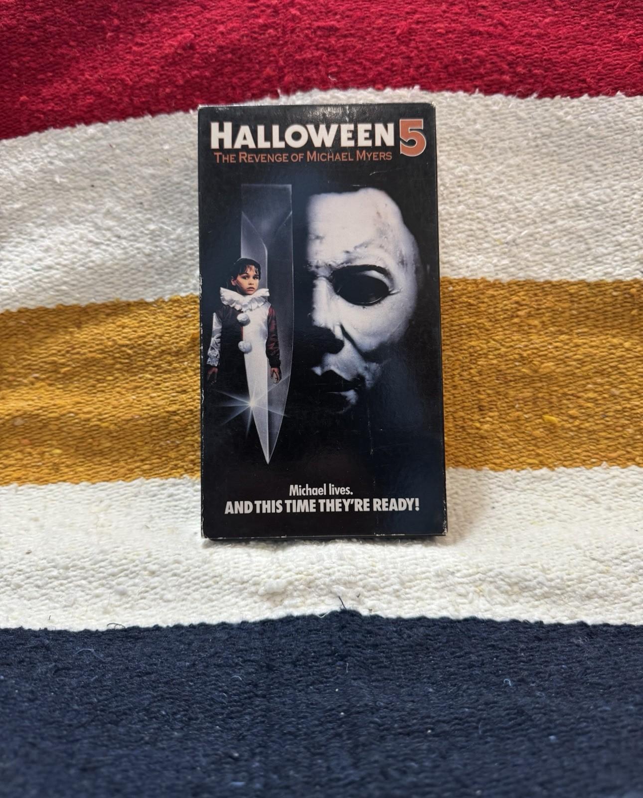 Anchor Bay Halloween 5 Revenge of Michael Myers VHS Horror R NTSC 1989