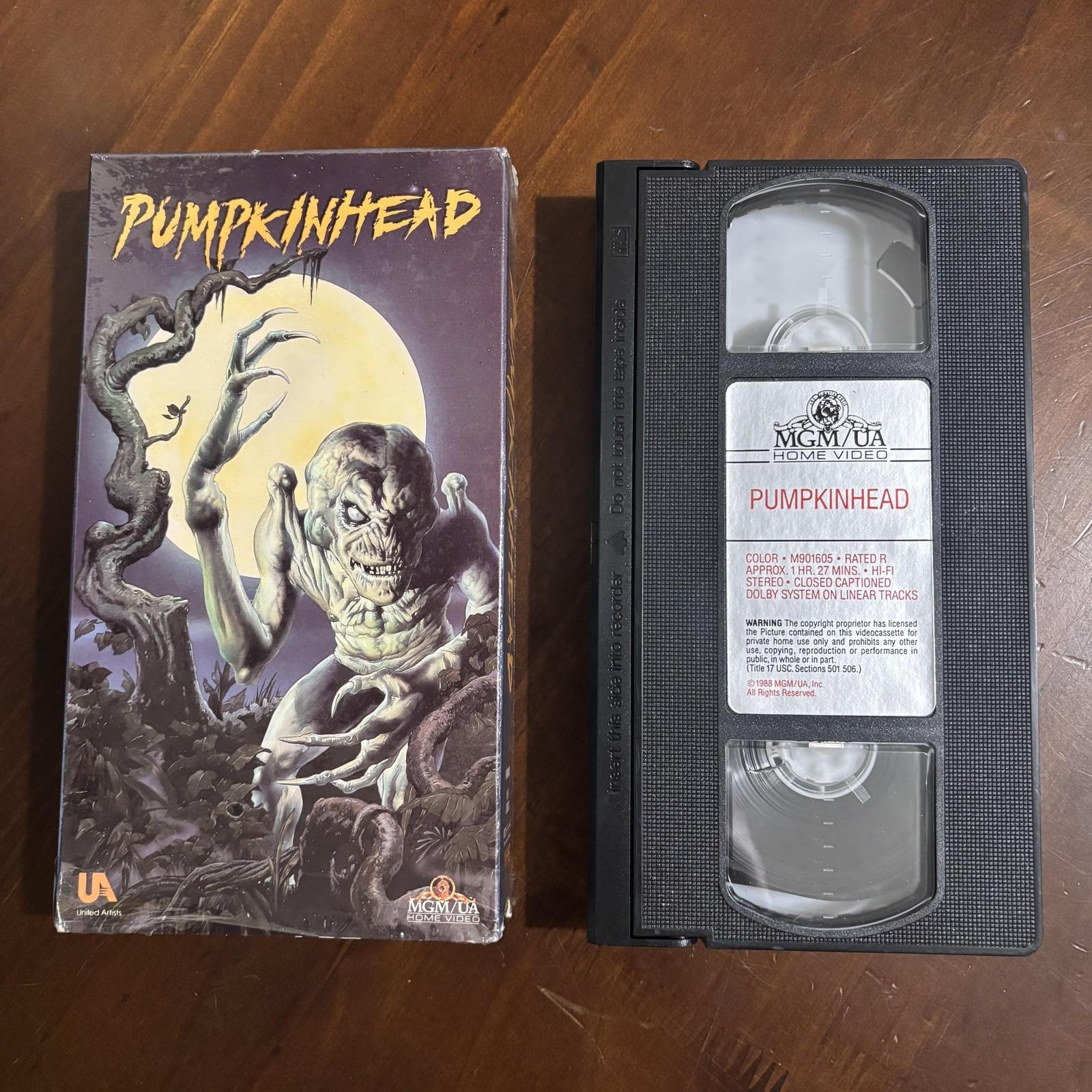 Vintage 1988 Pumpkinhead VHS Tape Lance Henriksen MGM UA Horror VTG Shrink Wrap