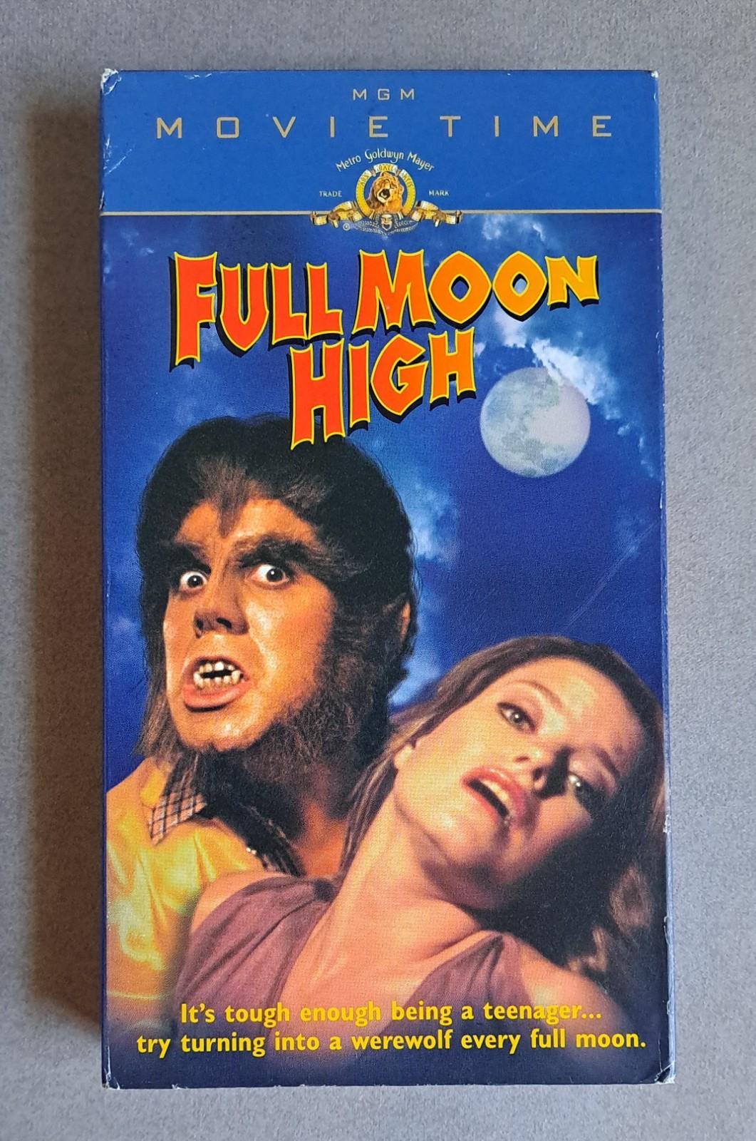 Full Moon High USED VHS (Cult Comedy, Horror, 1981, Larry Cohen, Adam Arkin)