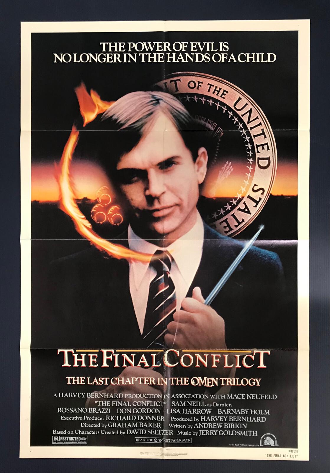 FINAL CONFLICT (1981) Original Folded Movie Poster
