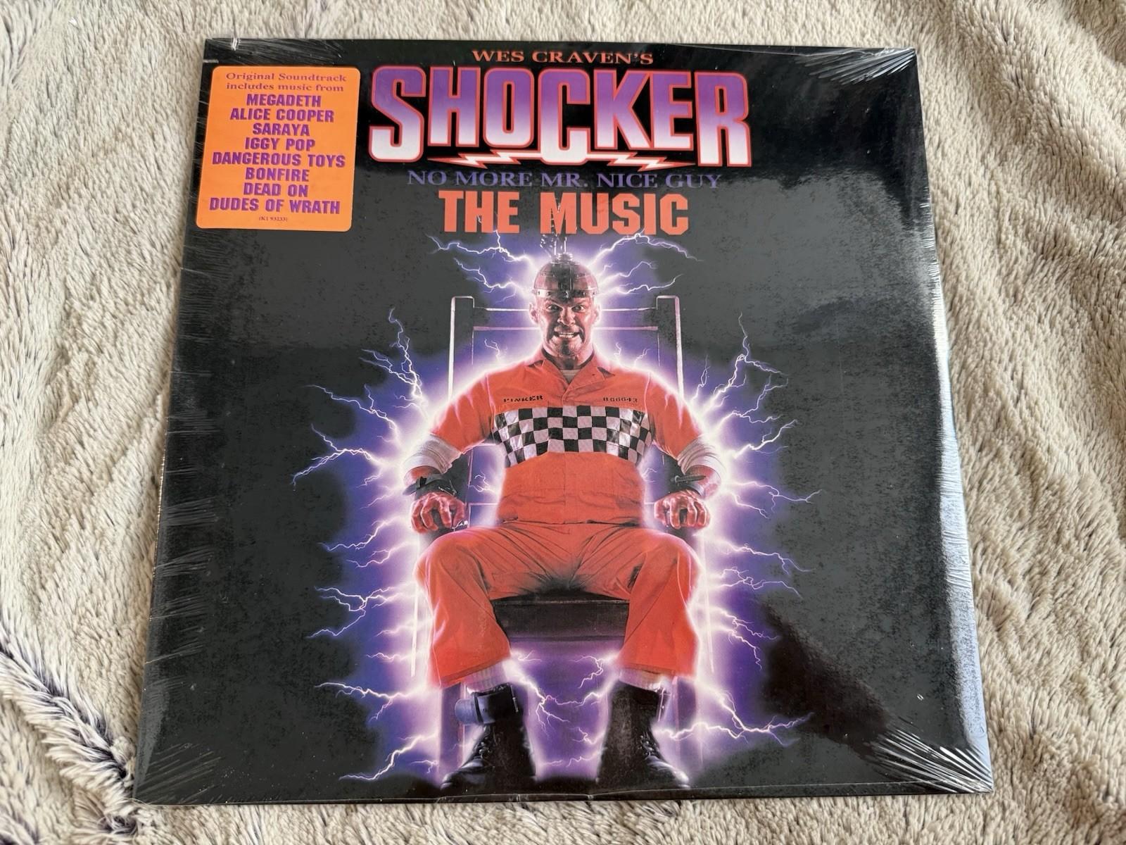 Wes Craven's Shocker OST LP vinyl record NEW sealed RARE OOP Soundtrack Promo