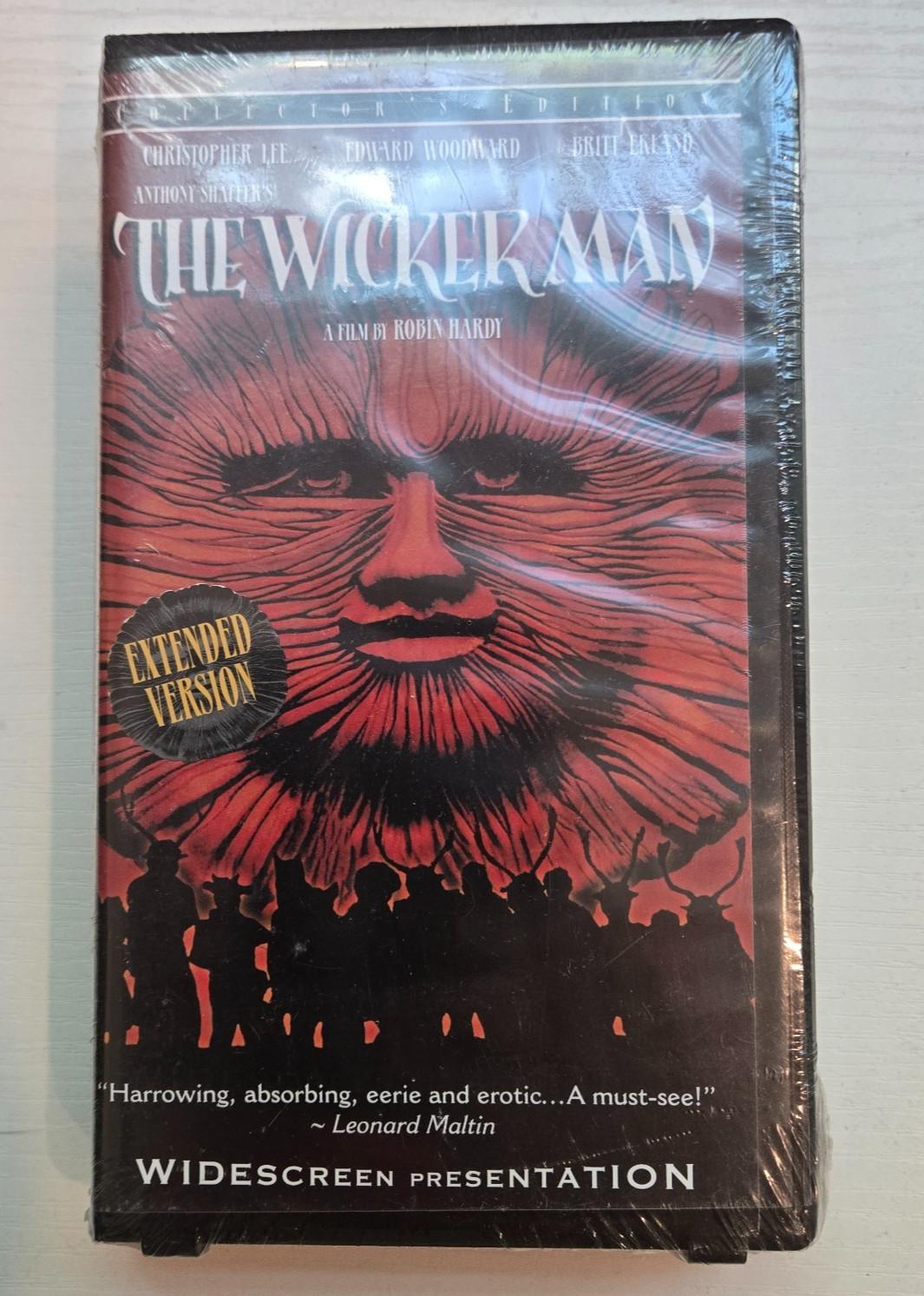 The Wicker Man 1973 (VHS) Horror Anchor Bay Clamshell Christopher Lee NEW SEALED