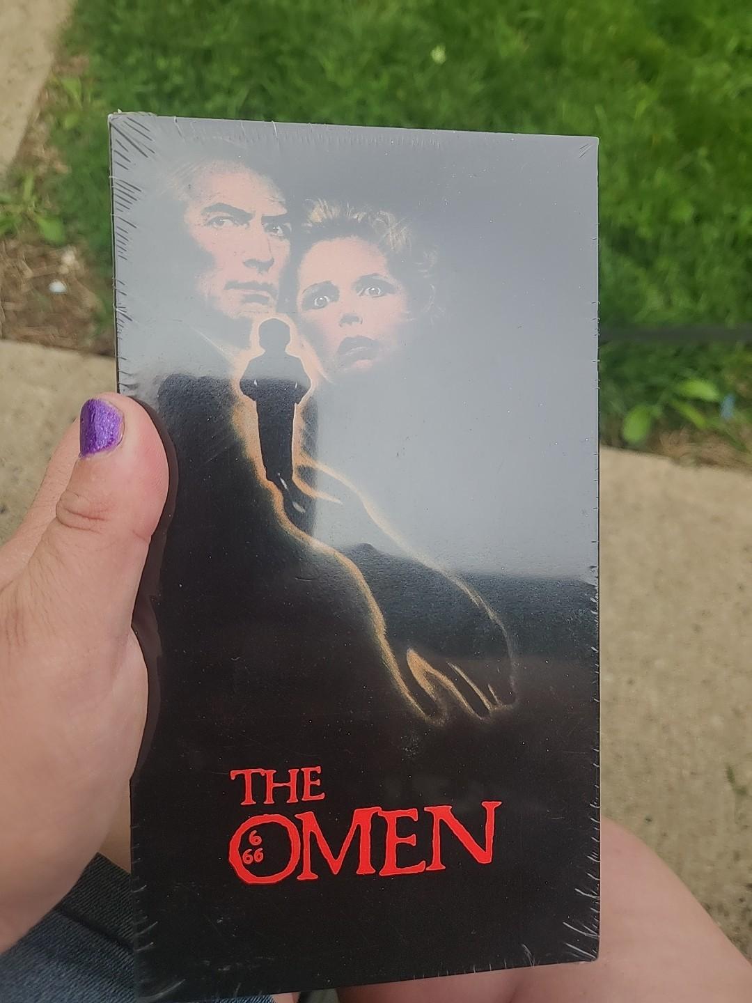 Vintage The Omen VHS Factory Brand New Sealed Fox watermarks Original Horror